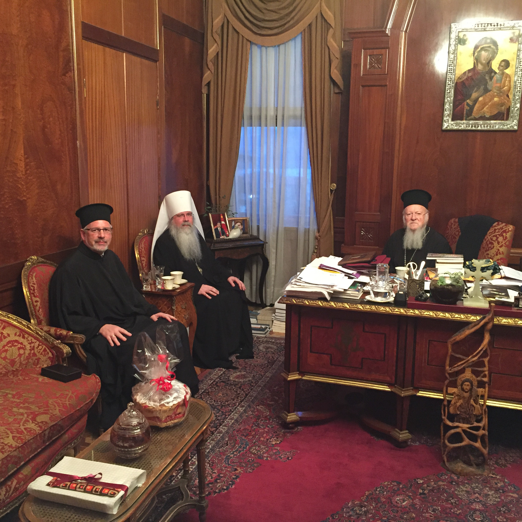 The Sunday of Orthodoxy visit of Metropolitan Tikhon to the Ecumenical Patriarchate