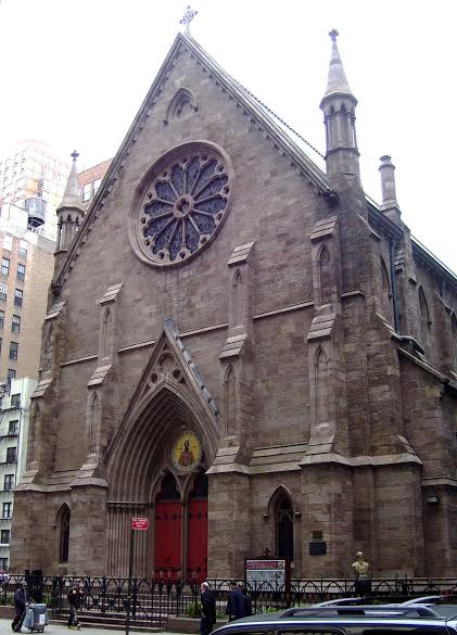 Manhattan’s St. Sava Cathedral before tragic Pascha blaze.
