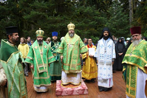 Pilgrims from North America, Russia celebrate 40th Anniversary of Saint Herman's glorification on Spruce Island