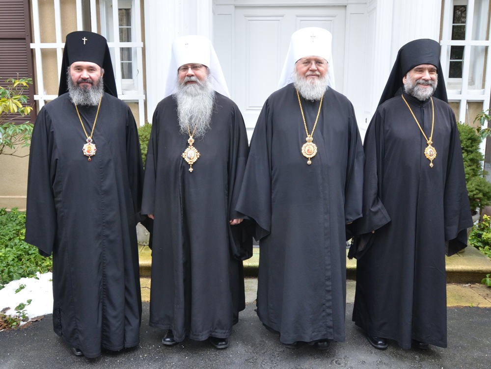 Metropolitan Tikhon and visiting hierarchs