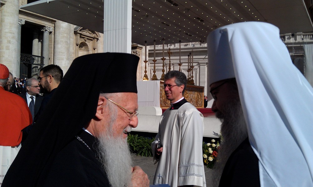 Patriarch Bartholomew and Metropolitan Tikhon