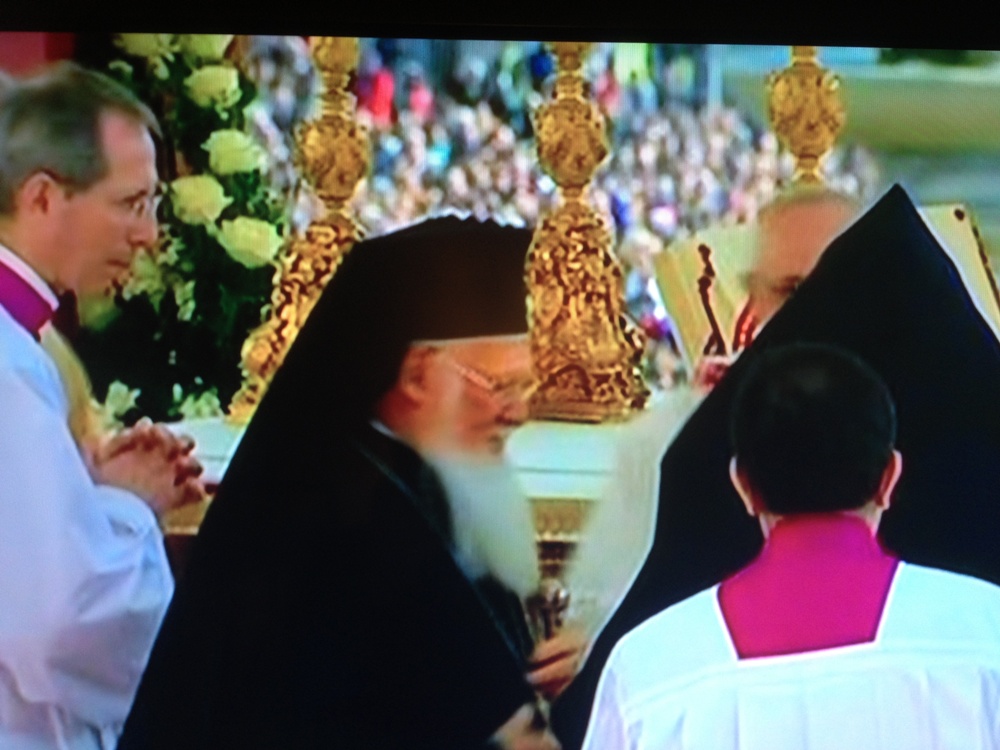 Patriarch Bartholomew and Pope Francis